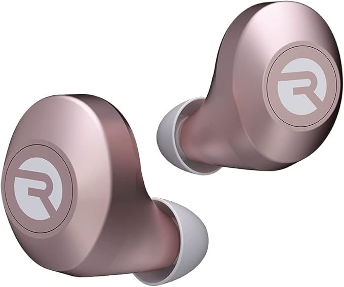 Raycon Everyday Bluetooth Wireless Earbuds with Microphone - Active Noise Cancelling, Sweat & Water-Resistant Earphones, Ear Buds Wireless Bluetooth Up to 32 Hours Playtime (Rose Gold)