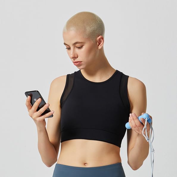Tangram Smart Rope Rookie – Smart Jump Rope with Counter & App, Bluetooth Fitness Tracker, Adjustable Jump Rope for Weight Loss, Cardio, HIIT & Home Workouts