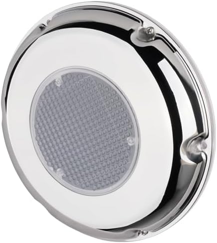 SEAFLO Solar Powered Ventilator Fan – 900 Cubic Ft/h Airflow, 1.2W Solar Panel, Waterproof, Low Noise, Intake & Exhaust Blades for Boats, RVs, Trailers (Stainless Steel Solar Only)