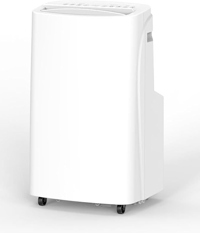 16,000 BTU Portable Air Conditioner, 3-in-1 AC Unit Cools/Dehumidifies/Fan, Wi-Fi Smart for Room Up to 800 Sq.Ft, Remote Control, 360° Wheels for Bedroom Large Room