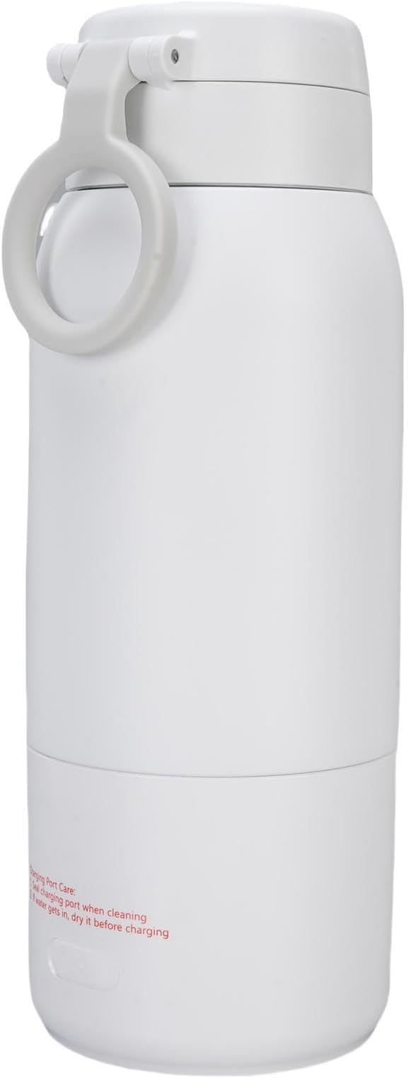 Pissente Travel Electric Kettle Cordless Portable Water Heater 500ml USB Fast Heating 316 Stainless Steel with Adjustable Temperature for Tea Coffee Milk