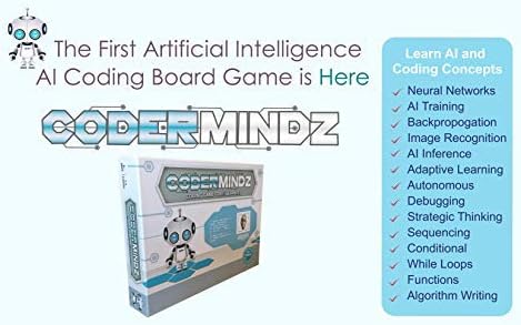 CoderBunnyz Ultimate AI ChatGPT Bundle - NBC Featured: First Ever Game for Boys and Girls Age 6+ that Teaches Artificial Intelligence and Computer Programming Through Fun Robot and Neural Adventure