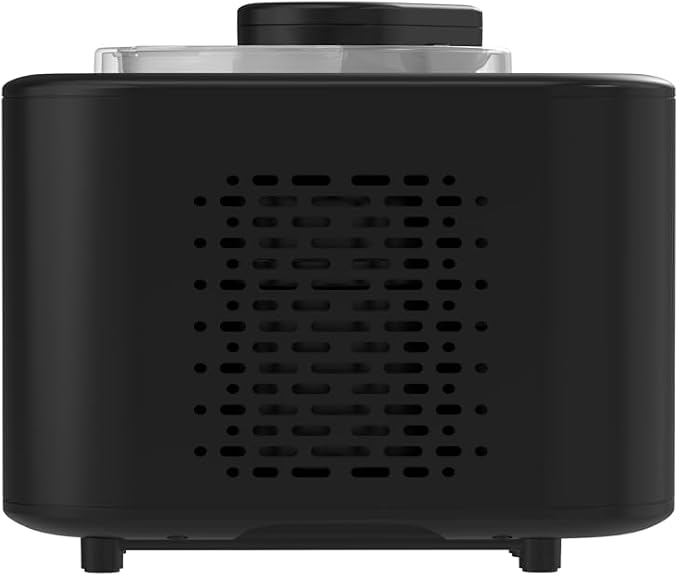 Magnavox Home, 1.2 Qt Electric Ice Cream Maker with Compressor, Touchscreen Ice Cream Machine, Built-In Compressor, Automatic Sorbet, FroYo, Italian Ice Maker, No Pre-Freeze