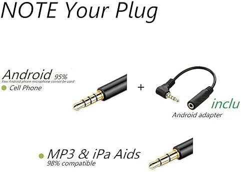 A780 Battery Life 8 Hours Spy Earpiece with Neckloop No Amplifier Work in Quiet Place