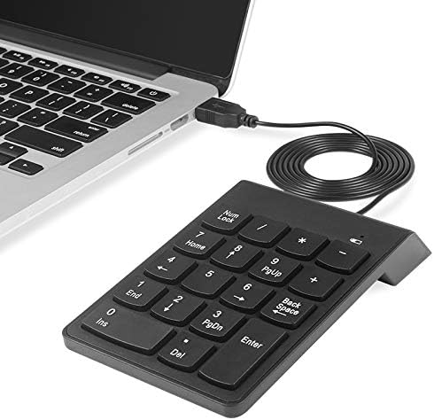 Kadaon Numeric Keypad,USB Keypad, USB 18 Key Number Numeric Keypad Keyboard for Laptop/Notebook PC Computer