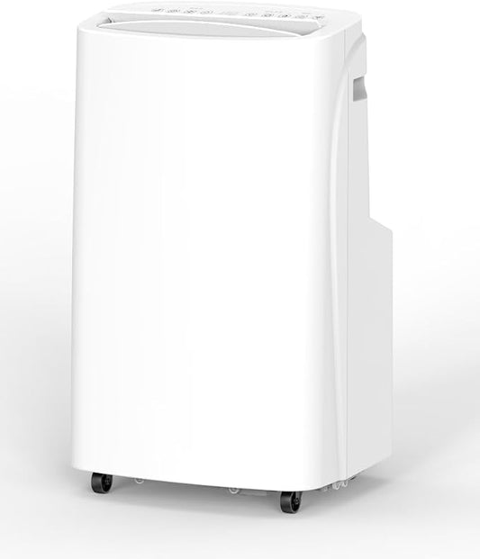 14000 BTU Portable Air Conditioners, Wi-Fi Smart Portable AC Unit, Cools Up to 700 Sq.Ft, 3-in-1 Cool/Dehumidify/Fan with Remote Control, 360° Wheels for Bedroom/Large Room