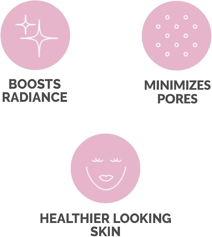 Microtree Electric Facial Cleansing Brush and Brush Head Replacement, Sonic Vibrating Rechargeable Face Scrubber Exfoliator, 2 Speeds for Gentle Clean