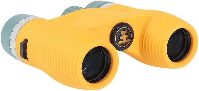 Nocs Provisions Standard Issue 8x25 Waterproof Binoculars | Lightweight, Compact, 8X Magnification, Wide View, Multi-Coated Lenses for Bird Watching, Hiking, and Outdoor Activities - Canary (Yellow)