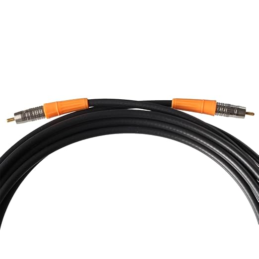 BJC Coaxial Digital Audio Cable (3 Foot, RCA to RCA, Black)