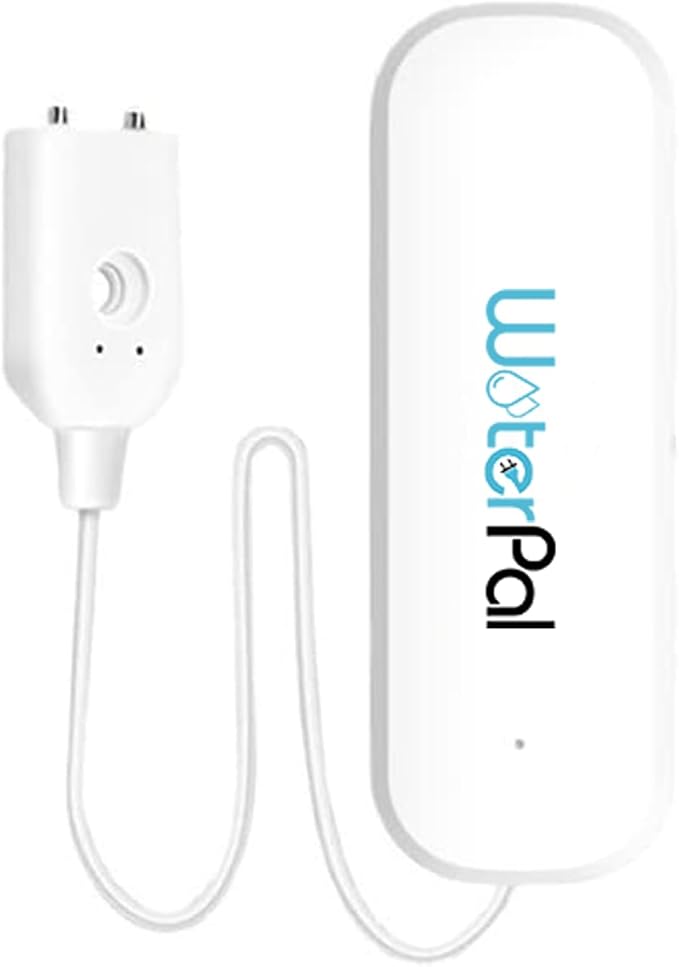 Water Pal Smart WiFi Water Leak Detector, Battery-Powered Leak Sensor with SMS and Email Alerts, No Hub or Subscription Required, Probe for Basement, Laundry, Sink, Water Heater