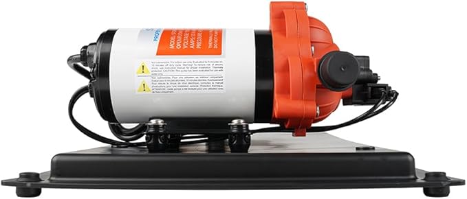 SEAFLO 33 Series Water Pump and Accumulator Tank System - 115V, 3.3 GPM, 45 PSI, 0.2-Gallon Tank | Reduces Cycling | For Marine, RV, Off-Grid, and Home Use | 4-Year Warranty