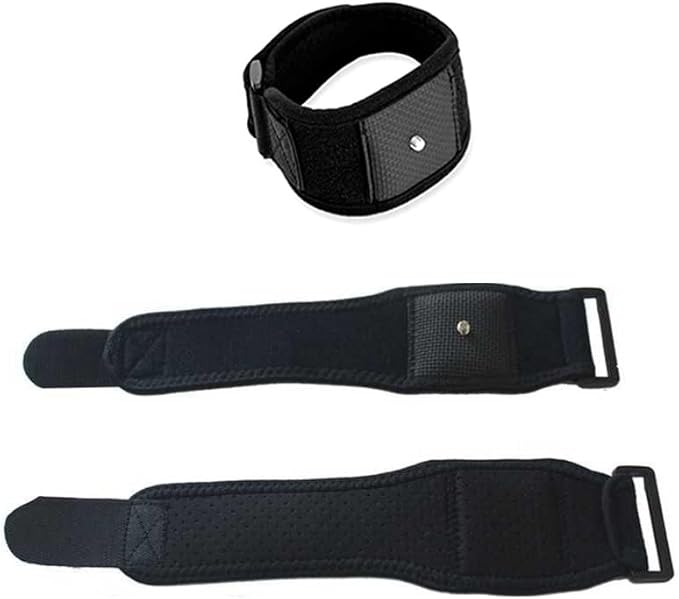 JLD VR Tracker Belt for HTC Vive System Puck - Adjustable Strap Waist and Full-Body Tracking in Virtual Reality（1x 4X Wrist Strap）, black, 47.6 in,Wrist 10.6