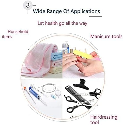 UV Sterilizer Disinfection Cabinet Ozone Disinfect for Nail Tools Nail Art Equipment Tool Manicure Portable Nail Disinfection Box Hairdressing Tool,Multipurpose for Health & Household