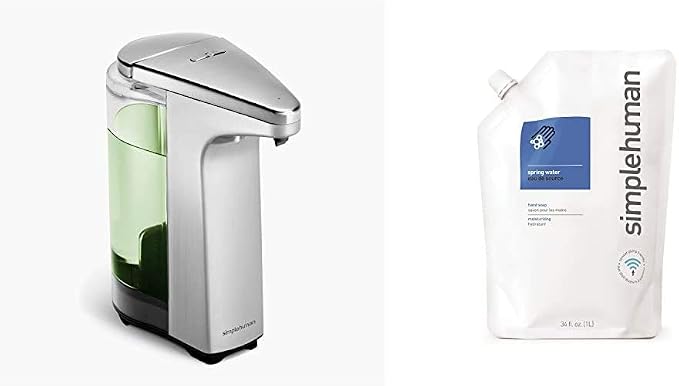 simplehuman 8 oz. Sensor Pump Bundle with Soap Refill