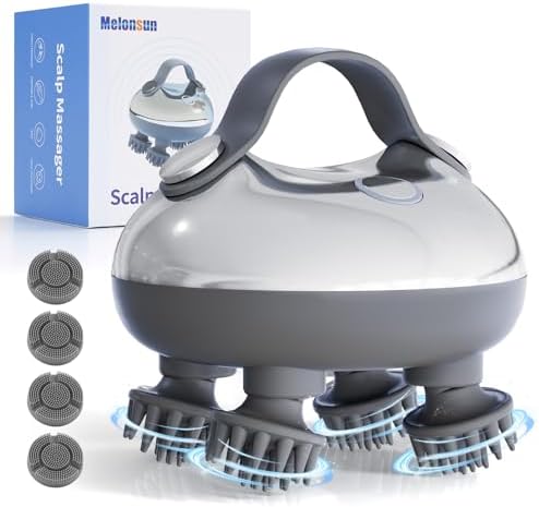 Electric Scalp Massager & Gua Sha Trigger Point Massage Tool Bundle