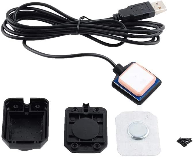2PCS VK-162 G-Mouse USB GPS Dongle Navigation Module External GPS Antenna Remote Mount USB GPS Receiver for Raspberry Pi Support Google Earth Window Linux