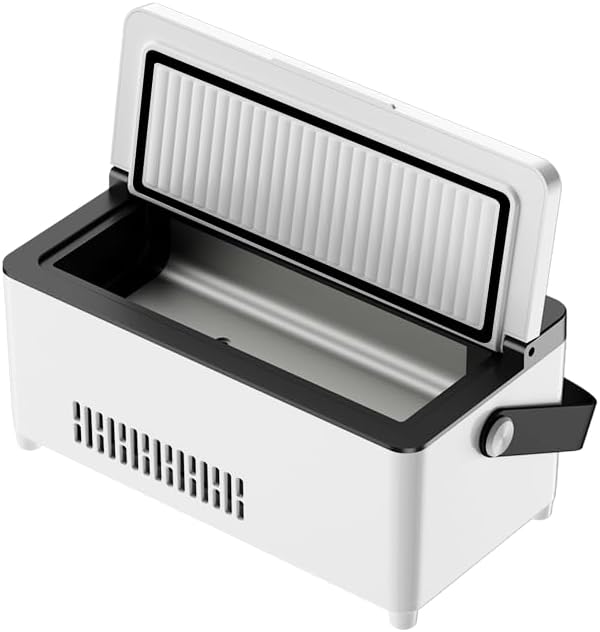 insulin fridge medcine cooler trave case with handle 2~8°C Keep Cooling with LED Display, Travel Medical Cooler Box with Handle (S)