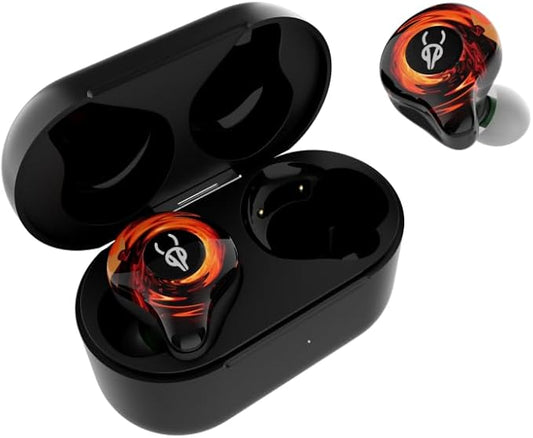 Sabbat G12 Elite TWS Wireless Bluetooth 5.4 Earbuds Gaming Music Noise Reduction in-Ear Headphones with Mic 6D Soundscape Charging Case Suitable for iOS, Android(Truth)