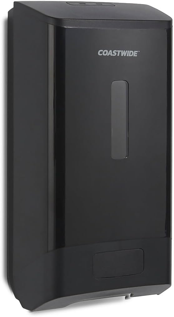Coastwide Professional J-Series Automatic Wall Mounted Hand Soap Dispenser, Black