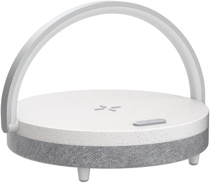 EZVALO Gifts for Women, 4-in-1 Bedside Lamp with Bluetooth Speaker, Dimmable Night Light, Charging Station and Phone Holder, Birthday Gifts for Mom, Daughter, Wife and Friends