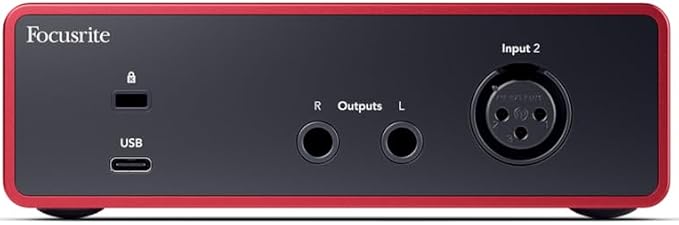 Focusrite Scarlett Solo 4th Gen USB Audio Interface, for the Guitarist, Vocalist, or Producer — High-Fidelity, Studio Quality Recording, and All the Software You Need to Record