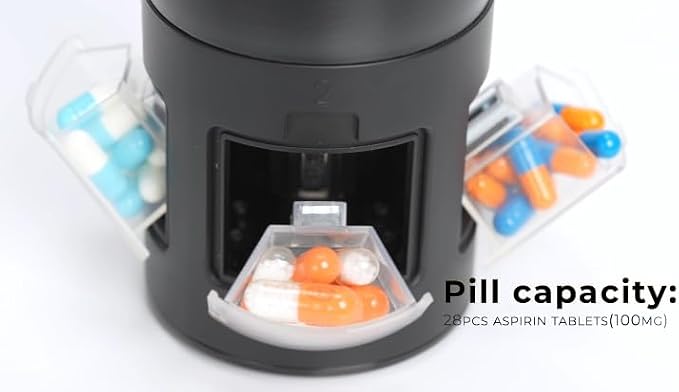 Smart Water Bottle Insulated Bluetooth Pill Dispenser Reminder