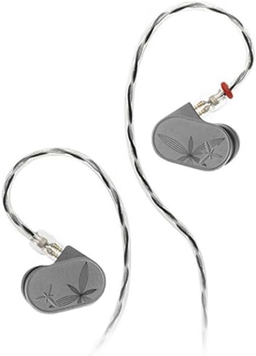 Moondrop LAN ll Earphone 4.4mm 3.5mm Plug 0.78mm Interchangeable Cable 10mm Double-Cavity HiFi in-Ear Wired Headphones (LAN II REF)