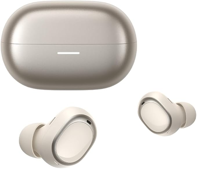 QCY MeloBuds A30 Aadptive Active Noise Cancelling Wireless Earbuds, 8 Mics ENC Clear Call Ear Buds, 60dB ANC Hi-Res Audio Bluetooth 6.0 Headphones, Comfort Lightweight, IPX5 Waterproof Earphone