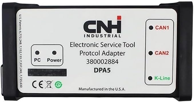 380002884 V8.6 EST DPA5 Diagnostic Tool Kit Dearborn Protocol Adapter 5 for New Holland Electronic Service Tools (EST) forCNH Tractor Loaders