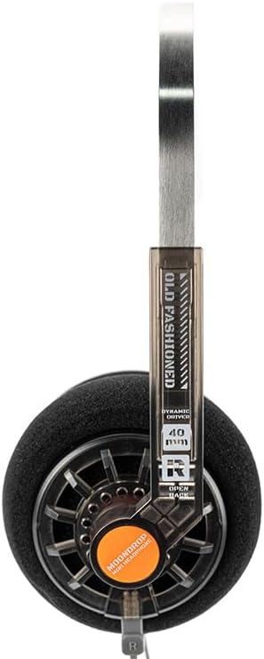 Moondrop Old Fashioned 40mm On-Ear Headphone with 0.78mm 2pin Open-Back Headphone (3.5mm Jack)