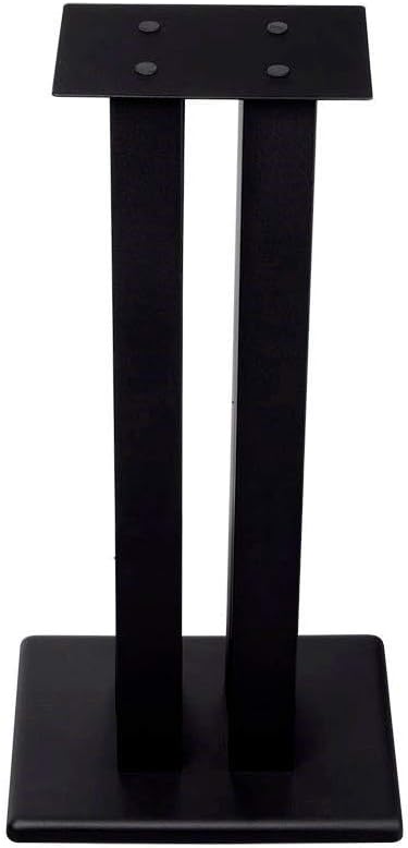 Monolith 24 Inch Speaker Stand (Each) - Supports 75 lbs, Adjustable Spikes, Compatible With Bose, Polk, Sony, Yamaha, Pioneer and others, Black