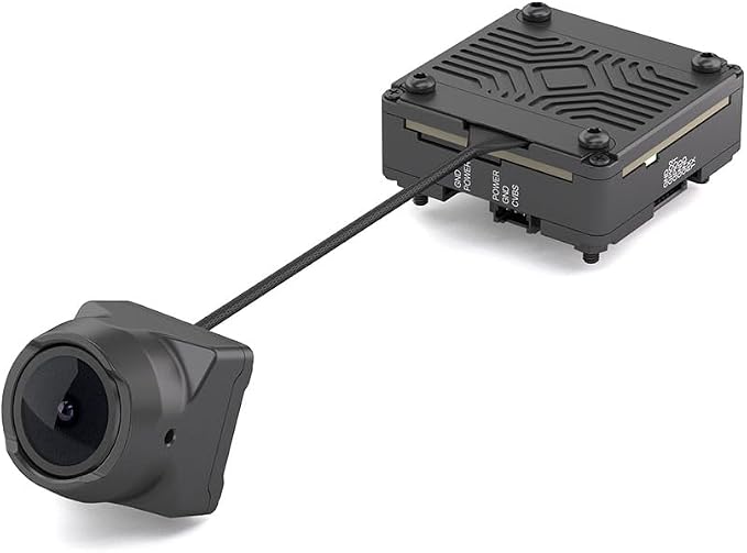 CADDXFPV Farsight FPV Camera, 1/2" Sensor, 1500TVL WDR, 2.2mm Lens, 1-8X Zoom, 0.01Lux Low-Light, 4:3 NTSC/PAL Micro Analog Camera for FPV Racing Drone