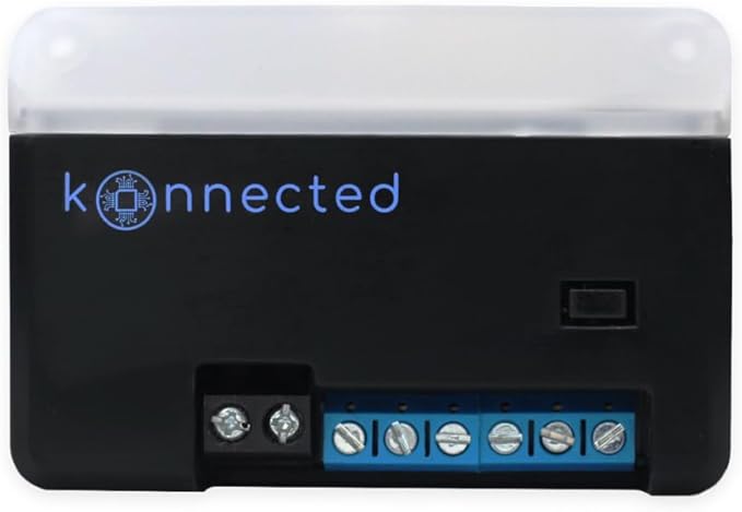 Konnected Smart Garage Door Opener blaQ - Works with Chamberlain/Liftmaster Security+ Openers - Local myQ Alternative - Alexa, SmartThings, Home Assistant, Hubitat, Control4, HomeSeer Integration