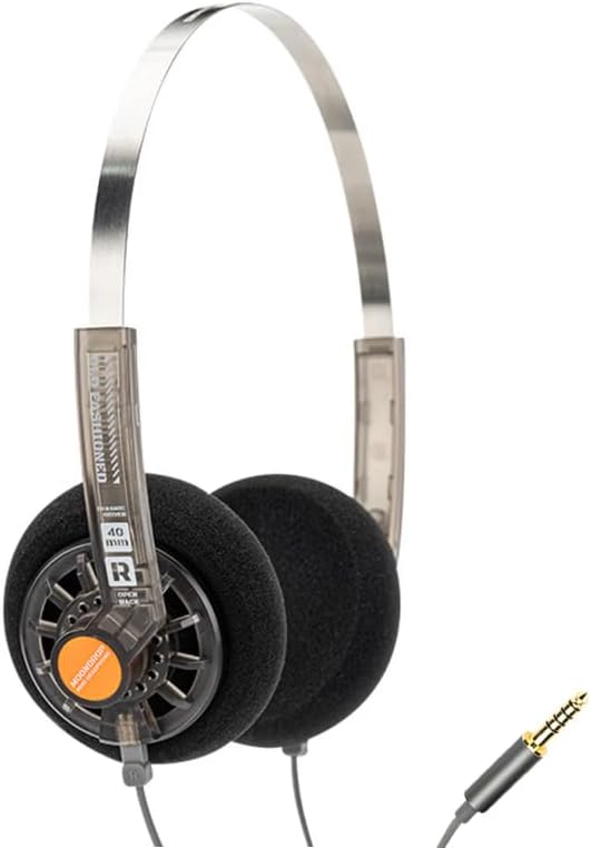 Moondrop Old Fashioned 40mm On-Ear Headphone with 0.78mm 2pin Open-Back Headphone (4.4mm Jack)