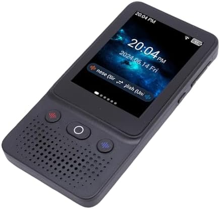 Sanpyl Language Translator Device, 2.8 Inch Touch Screen Portable Smart Voice Translator for Travel Business
