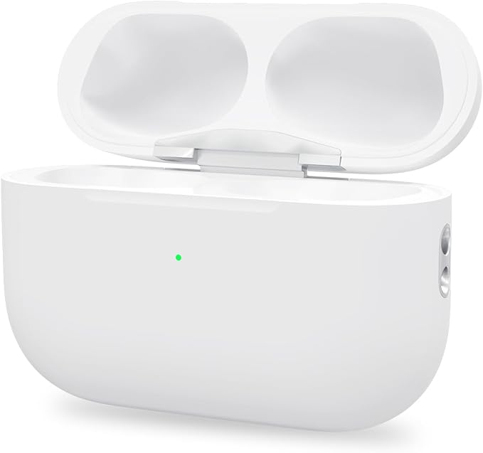 Replacement Charging Case for Airpods Pro 2, Light-ning Charging Port for Airpod Pro 2 Charging Case Replacement, Support for Bluetooth Sync Button,No Earbuds