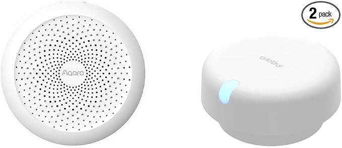 Aqara Presence Sensor FP2 Plus Aqara Hub M1S Gen 2 (2.4 GHz Wi-Fi Required)