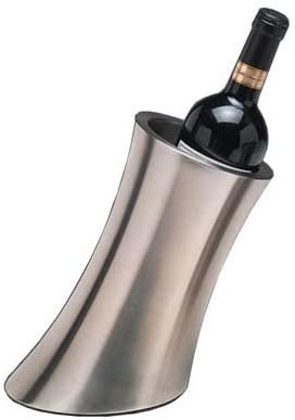 American Metalcraft SLWC2 Stainless Steel Brushed Wine Cooler Silver, 5-1⁄4" Dia. x 9-1⁄4" H
