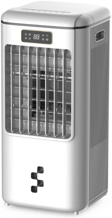 Portable Air Conditioners Fan, Windowless Evaporative Air Cooler 3 Modes & 3 Speeds, 12H Timer for Smart Auto-off, 2-Gals Tank for 20H Cooling,16FT Remote,No Hose Needed,38db Swamp Cooler
