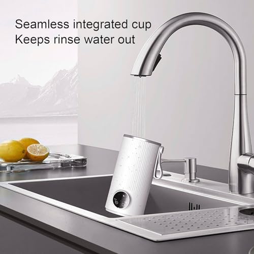 Travel Electric Kettle, Portable Water Kettle with Mixing Function, Adjustable Temperaturem, for Hot Water, Coffee, Tea, Milk, USB Charging, 400ML
