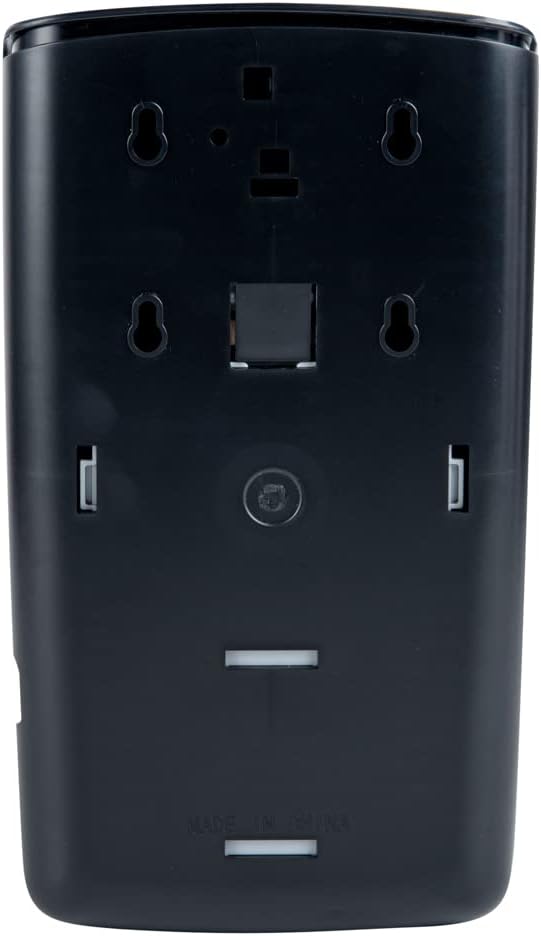 Restaurantware Clean Tek Professional 33.4 Ounce Automated Soap Dispenser 1 Touchless Wall-Mountable Soap Dispenser - With Security Key Black Plastic Soap Dispenser Transparent For Foam Soap