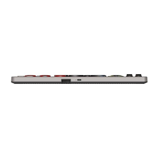 8BitDo All-Button Arcade Controller for Switch/Switch 2 & Windows – Bluetooth, 2.4G, Wired Connectivity, Low-profile Mechanical Switches, 4 Programmable Buttons, Hot-swappable PCB
