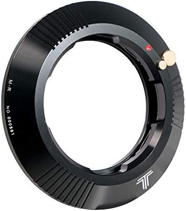 TTArtisan Lens Adapter/Converter Ring for Leica M Mount Lens to Canon EOS R Mount Camera Body Black