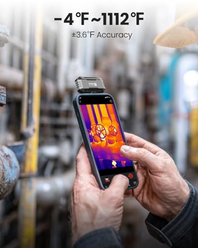 Thermal Master P1 with Type-C to Lightning Adapter, Thermal Camera for iPphone and Android