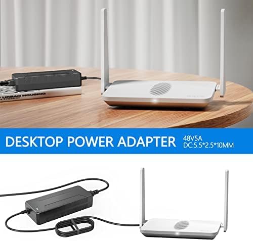 24V10A Power Adapter 240W with DC Plug Sizes of 5.5 * 2.5MM and 5.5 * 2.1MM is Appropriate for powering Various Devices Including 24V LED Strip Lights, Security Cameras，Sound Equipment。