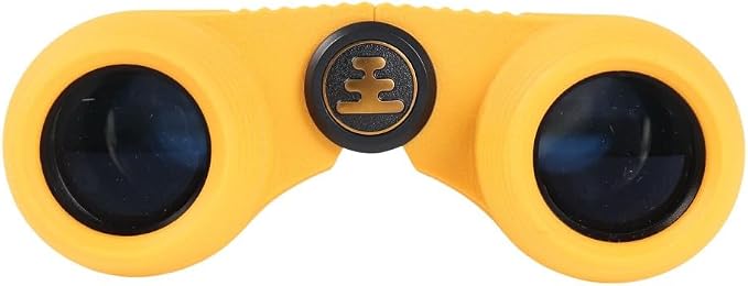 Nocs Provisions Standard Issue 8x25 Waterproof Binoculars | Lightweight, Compact, 8X Magnification, Wide View, Multi-Coated Lenses for Bird Watching, Hiking, and Outdoor Activities - Canary (Yellow)
