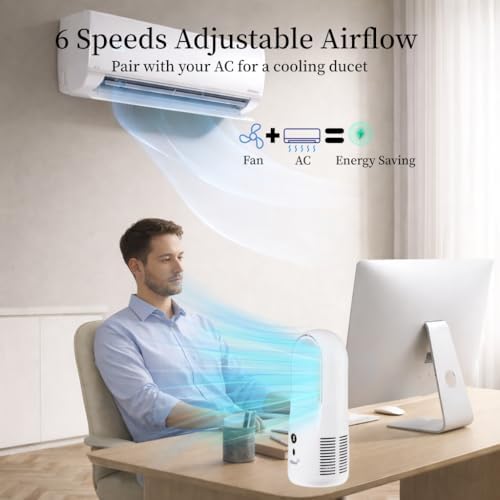 Hiluce Desk Fan+4-IN-1 Swamp Cooler Fan