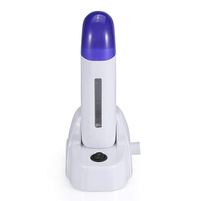 Sonew 3 Types Wax Warmer, Portable Cartridge Wax Depilatory Roller Heater, Hair Removal Machine for Body, Face, Armpits, Legs, Bikini Line, Unisex