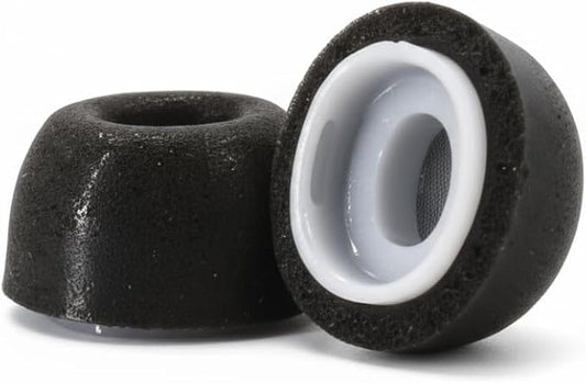 Dekoni Bulletz Memory Foam Ear Tips for AirPods Pro and AirPods Pro 2 | Replacement Ear Tips (Small Black)