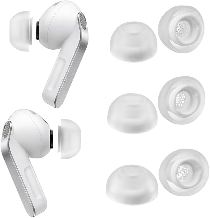 AZLA MAX for Galaxy Buds 4/3 Pro Ear Tips - Samsung-Certified Ear Tips | SMAPP-Certified, Galaxy Buds 4/3 Pro, Matte Surface, Pressure-Free, Comfortable Fit, Easy to Clean, Medical Silicone